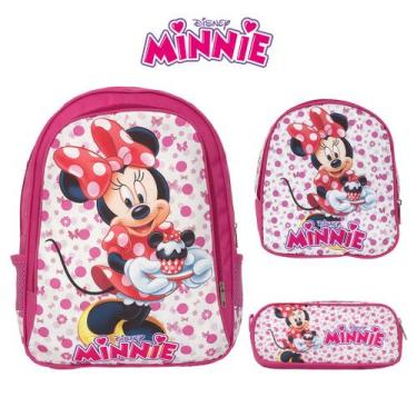 Imagem de Mochila Infantil Feminina Minnie Passeio Costas Resistente - TOYS 2U