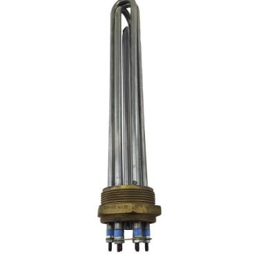 Imagem de Resistencia Flange Rosca 1.1/2 9000w Boiler Sauna Tanques - Kl do Bras