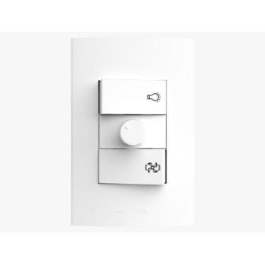Imagem de Conjunto Controlador de Ventilador Bivolt 4x2 Inova Pro Alumbra