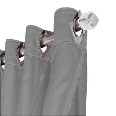 Imagem de cortina blackout Bia corta luz 4,00 x 2,30 quarto cinza - Bravin Corti