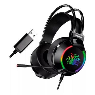 Imagem de Headset Gamer 7.1 Usb Rgb 5+  W5-2000