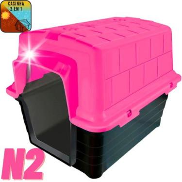 Imagem de Casinha Furacão Pet 2 Em 1 N2, Rosa