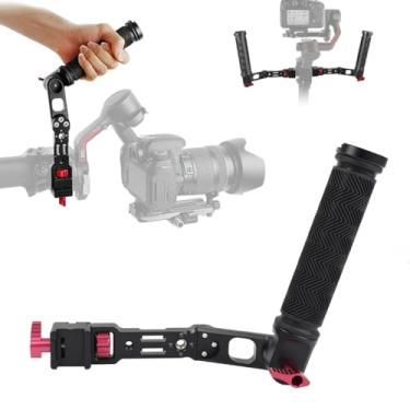 Imagem de EaxanPic Alça tiracolo para DJI Ronin RS3 Mini/RS3/RS2/RSC2, alça de extensão OTAN bidirecional ajustável para gimbal com 2 sapatos frios e orifícios rosqueados de 1/4 3/8