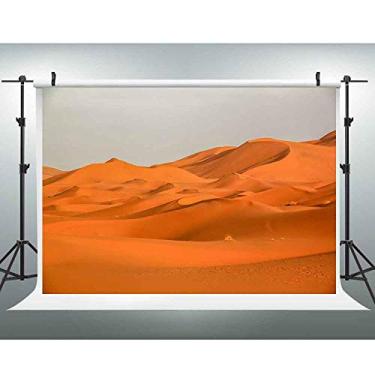 Imagem de EOA 7(L) x 5(H) FT Sand Dunes pano de fundo Desert Sahara Gobi Yellow Sand Mountain Photography Background Birthday Party Accessory Western Scene YouTube Booth Studio Prop