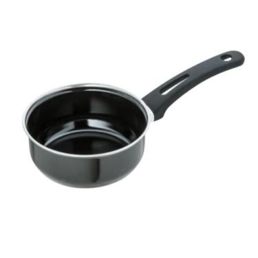 Imagem de Panela Papeiro Preto 700ml Indução Cooktop Elétrico á gás  - JJB Utili