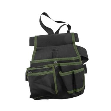 Imagem de Ｂｅｓｇａ Cintura Saco de Ferramentas Pacote Organizador Portátil Pai Presente Armazenamento Utilitário Cinto Bolsa para Jardim Casa Ferramenta Carpinteiro Pai, Verde, Tamanho real