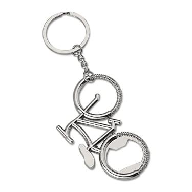 Imagem de Abridor de garrafa de bicicleta chaveiro criativo ciclista motociclista presente para homens namorado marido bebedor de cerveja amantes de bicicleta presentes para aniversário, Natal, bicicleta,