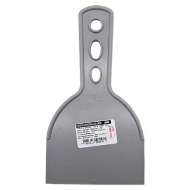 Imagem de Espatula Compel Pvc Lisa Massa Corrida 10Cm - Kit C/6 Pecas