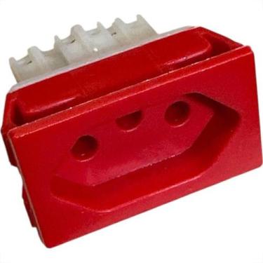 Imagem de Tomada De Painel Garra Plastica Com Borne Steck 20A. Preta - S8621 - M