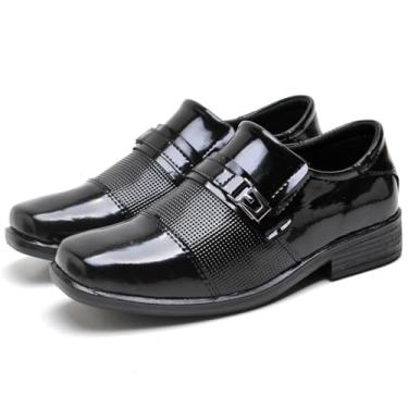 Imagem de Sapato Social Infantil Elegante 304 (Preto, BR, Criança de 4 a 8 anos, Numérico, 34)