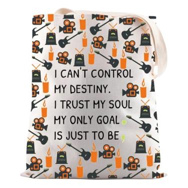 Imagem de JNIAP Rent Musical Gift I Can't Control My Destiny Tote Bag Broadway Musical Fan Gift, Sacola I Can't Control