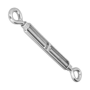 Imagem de Tensores de aço inoxidável, fixador industrial Rosca M16 Boa elasticidade Tensor de cabo de aço de alta dureza para instalação mecânica(Cesto de flores de corpo aberto oo tipo M16)