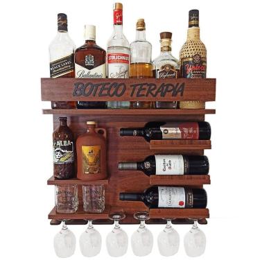 Imagem de Barzinho De Parede Bebidas Adega De Vinho Boteco Terapia Im