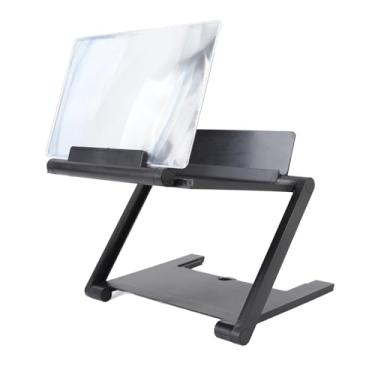 Imagem de Lupa de tela para celular, lupa de tela HD anti-luz azul para cuidados com os olhos, ângulos de visão ajustáveis, suporte dobrável para telefone com amplificador de tela