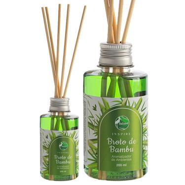 Imagem de Kit 02 Aromatizador Ambiente Broto De Bambu Pantanal 200Ml