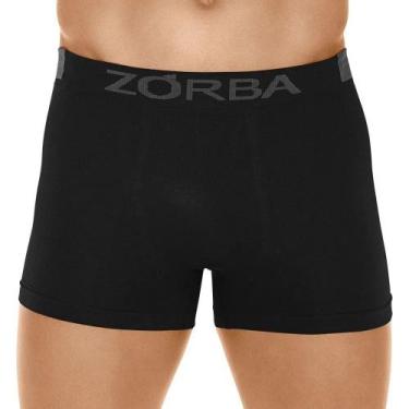 Imagem de Cueca Boxer Zorba Microfibra Extreme Sport Sem Costura 836, Preto, G