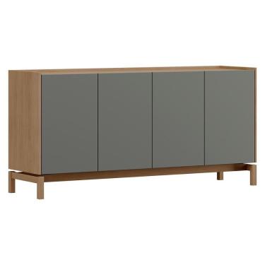 Imagem de Balcao Buffet 4 Portas 1 Gaveta 165 Cm 2155 Oak Ferrolack Milani Store