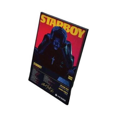 Imagem de the Weeknd Starboy Hip Hop Canvas Poster Música Arte Decoração De Pare