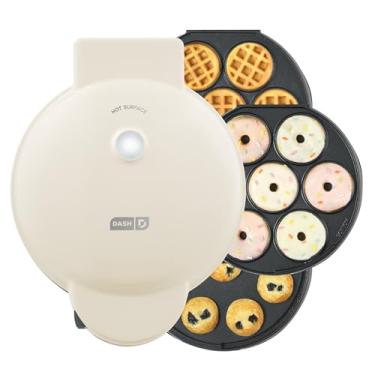 Imagem de DASH MultiMaker Mini Donuts Waffle Snacks Mini Muffin Candy Making System Creme