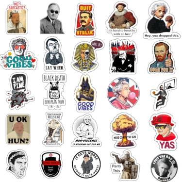 Imagem de Adesivo de meme engraçado: decalques de vinil à prova d'água para garrafas de água, laptops, telefones, guitarras e muito mais - ideal para estudantes, adolescentes, adultos e crianças! Perfeito para