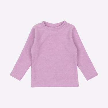 Imagem de Blusa Infantil Boucle Básica Lisa Manga Longa Inverno - - Fofotinhos, 
