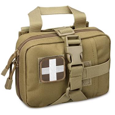 Imagem de LIVANS Bolsa Tática Emt, Bolsa Médica Molle Rasgada Ifak, Kit De Primeiros Socorros, Bolsa De Sobrevivência De Emergência Para Viagens, Caminhadas Ao Ar Livre