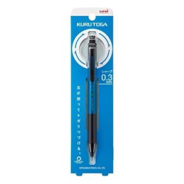 Imagem de Lapiseira Mitsubishi Pencil Kurutoga KS 0,3 mm azul M3KS1P.33
