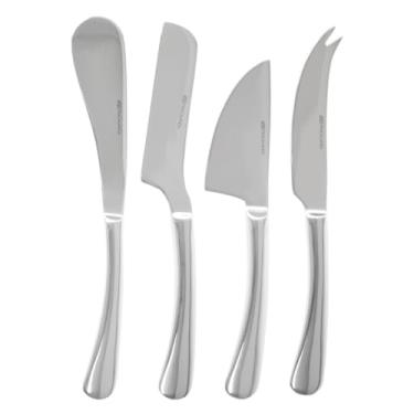 Imagem de Jogo de 4 facas para queijo em aço inox - Full Fit
