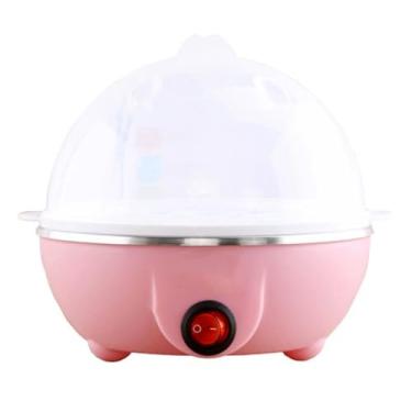 Imagem de Cozedor de Ovos Portátil Elétrico Cozinha à Vapor 110v/220v-Adequado para cozinhar ovos(Rosa,110v)