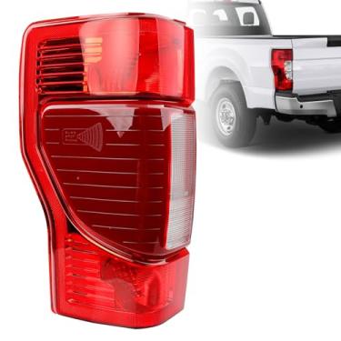 Imagem de Lanternas traseiras, compatíveis com Ford F250 F350 F450 Super Duty 2020-2022, substitui LC3Z13404A LC3Z13404D Lâmpada de seta de freio reverso de direção traseira esquerda conjunto de luzes traseiras