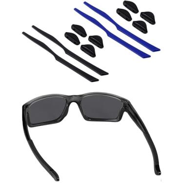 Imagem de BLAZERBUCK Kits de reposição de meias para óculos de sol Oakley Chainlink OO9247 - preto + azul