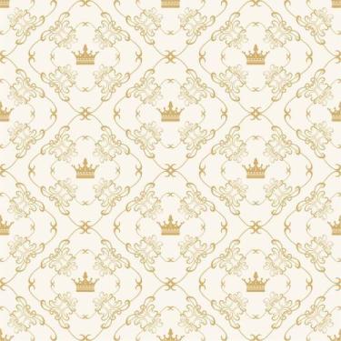 Imagem de Papel De Parede Arabesco Bege - Inove Papéis de Parede