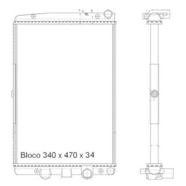 Imagem de Radiador Do Motor Aluminio - Gol 1997 A 2008 / Parati 1997 A 2008 / Saveiro 1997 A 2008 - Rmm367001M