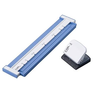 Imagem de Furador com 26 furos ou 30 furos da Carl Neo Gauge – Azul [Produto de escritório], Blue., 1 PACK