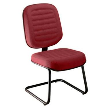 Imagem de Cadeira Diretor Para Escritório Linha Blenda Vermelho - DESIGN OFFICE 