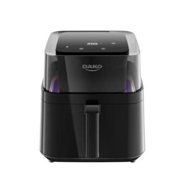 Imagem de Fritadeira Air Fryer Dako Digital Com 6 Litros 110V, Preto, 220V