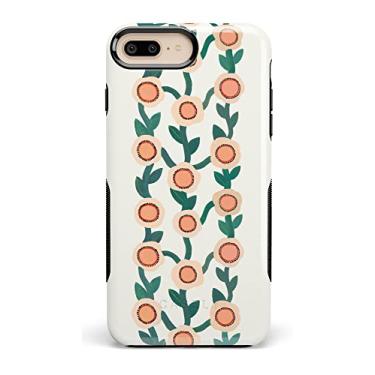 Imagem de Casely Capa para iPhone 8 Plus, 7 Plus, 6/6s Plus - Off The Vine | Capa com estampa floral - Cobertura de 360 graus para o seu telefone - Recortes precisos, proteção de câmera de borda elevada de 1 mm - ousada