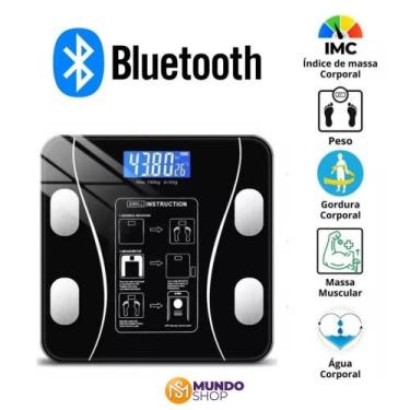 Imagem de Balança Digital Corporal Bioimpedância com App Bluetooth Saúde Dieta I