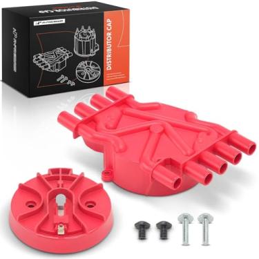 Imagem de A-Premium Tampa do distribuidor de ignição compatível com Chevrolet Tahoe, Express 1500 2500 3500, C1500, C2500, C3500, C3500HD, K1500, K2500, K3500 e GMC Yukon, Savana 1500 2500 3500 & Cadillaca