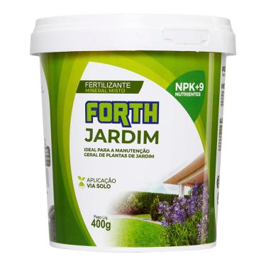 Imagem de Forth Jardim, Adubo Jardim, Plantas, Fertilizante, Nutrição Equilibrada, NPK, Fórmula Granulada, Gramados, Arbustos, Árvores, Plantas Ornamentais, Balde de 400g