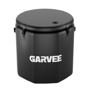 Imagem de Banheira de gelo para atletas, compatível com resfriadores de água, banheira inflável de imersão a frio de 186 galões com tampa isolada, banheira portátil de água fria para terapia de água fria