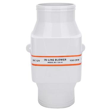 Imagem de lyrlody 3 Ventilador de Ar de Porão Marinho Ventilação Em Linha 12V DC 130CFM ABS Impermeável para Iate Caravana Barco Com Baixo Consumo de Energia 2.5Amp