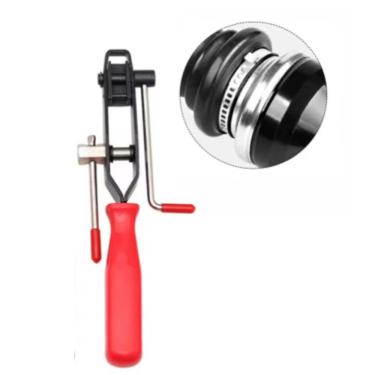 Imagem de Alicate Abraçadeira Metal Coifa Junta Homocinetica Zip Tie