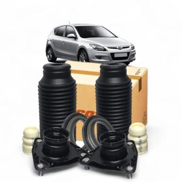 Imagem de Kit Batente Coifa Coxim C/Rolamento Amortecedor Dianteiro TKC32103 Compatível com i30 2009 a 2012 Suspensão Completa