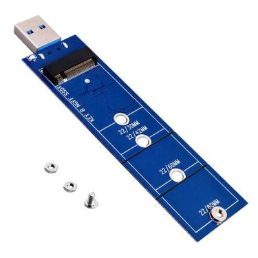 Imagem de Adaptador M.2 para USB JESOT B Key SSD para cartão de leitor USB 3.0