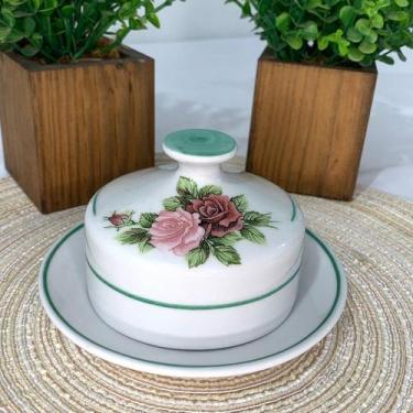 Imagem de Mantegueira pires porcelana branca decorada 150 ml - AMA Arts