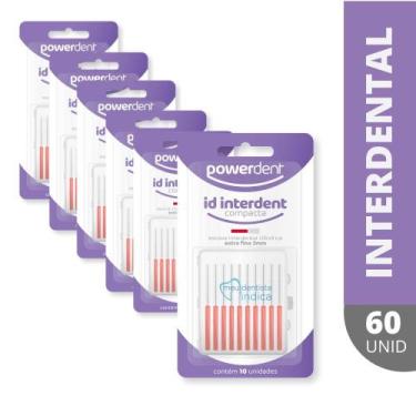 Imagem de Escova Interdental Cilíndrica 3mm (Vermelha)  10 unidades  Powerdent -