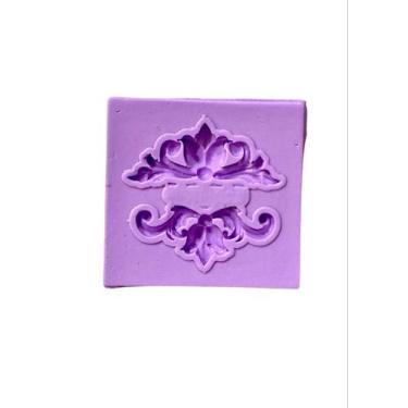 Imagem de F1250 molde de silicone arabesco confeitaria biscuit - confeitaria dos