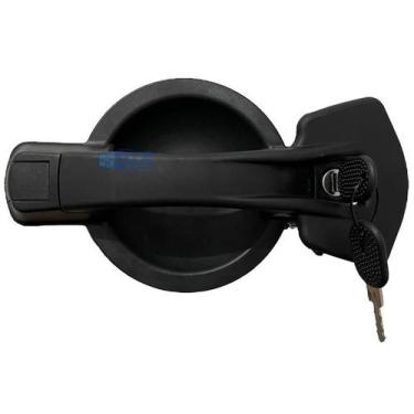 Imagem de Maçaneta Externa Fechadura Puxador Tampa Traseira Porta Malas Com Chav