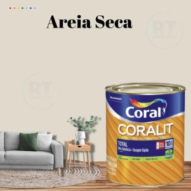 Imagem de Esmalte Sintético Base Água Coral Coralit 800ml Tinta Cor Marrom Aceti